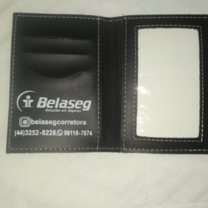 Porta documento Com Viseira - Capa Mole - 100 unidades