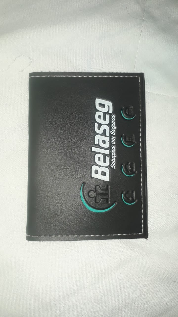 Porta documento Com Viseira - Capa Mole - 100 unidades - Imagem 2